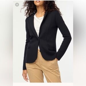 J. Crew Factor Black Sweater Blazer